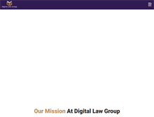 Tablet Screenshot of digitallawgroup.com